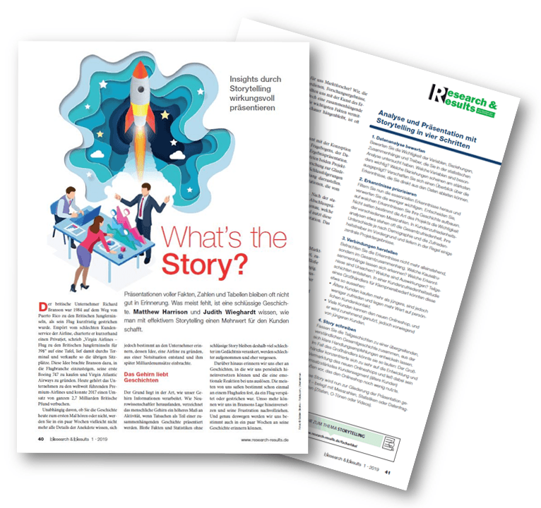 Research & Results Storytelling Artikel
