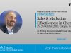 Treffen Sie uns beim „Sales & Marketing Effectiveness in Chemicals Forum“