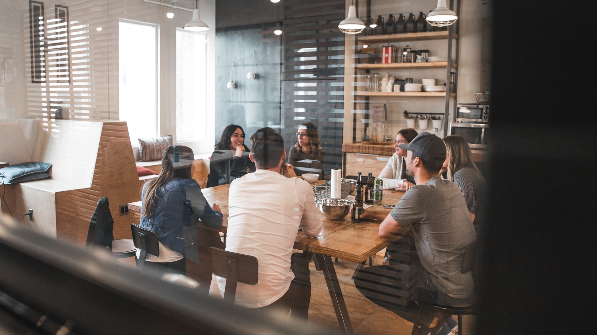 Team around a table